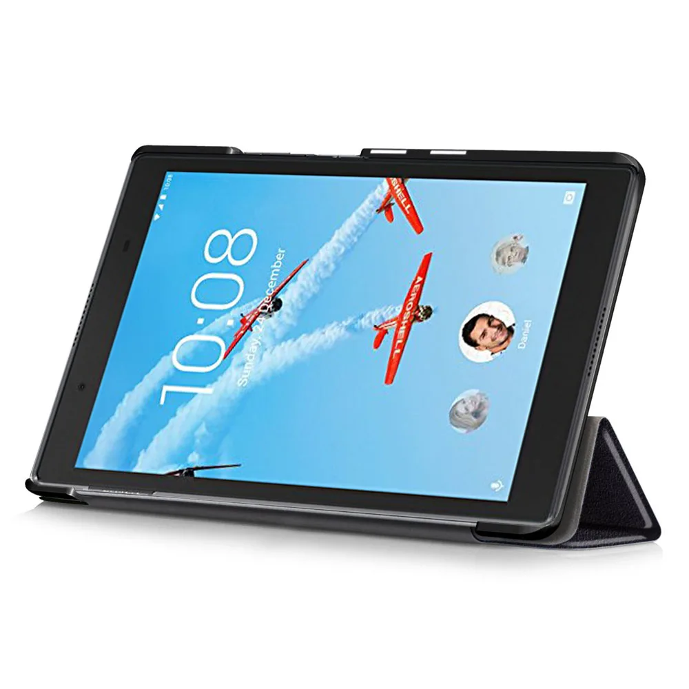 Lenovo Tablet With Accessories - Fold Stand Bracket Leather Cover Case