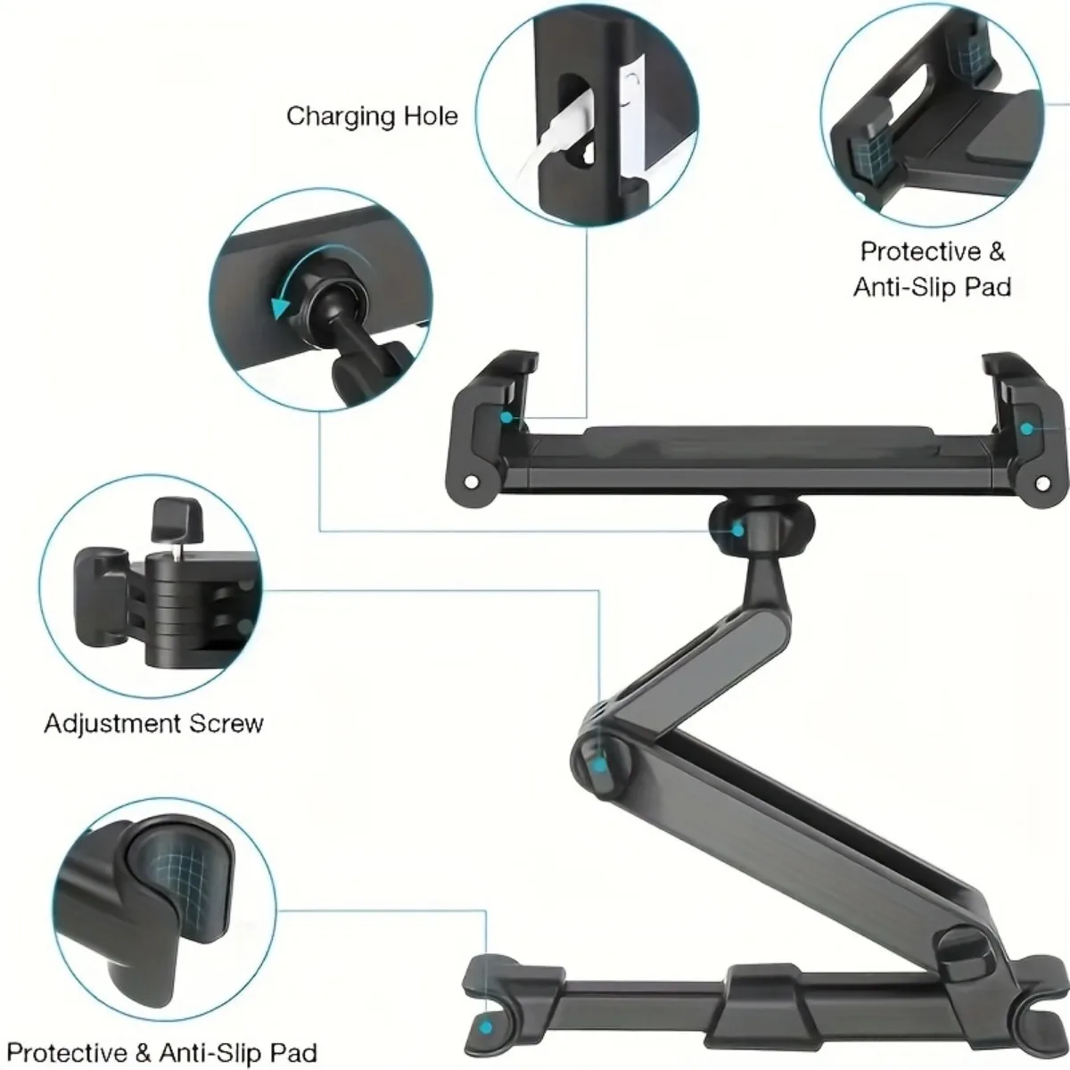 Tablet stand, car headrest, ta - Toddler Tablet Accessories recension och pris