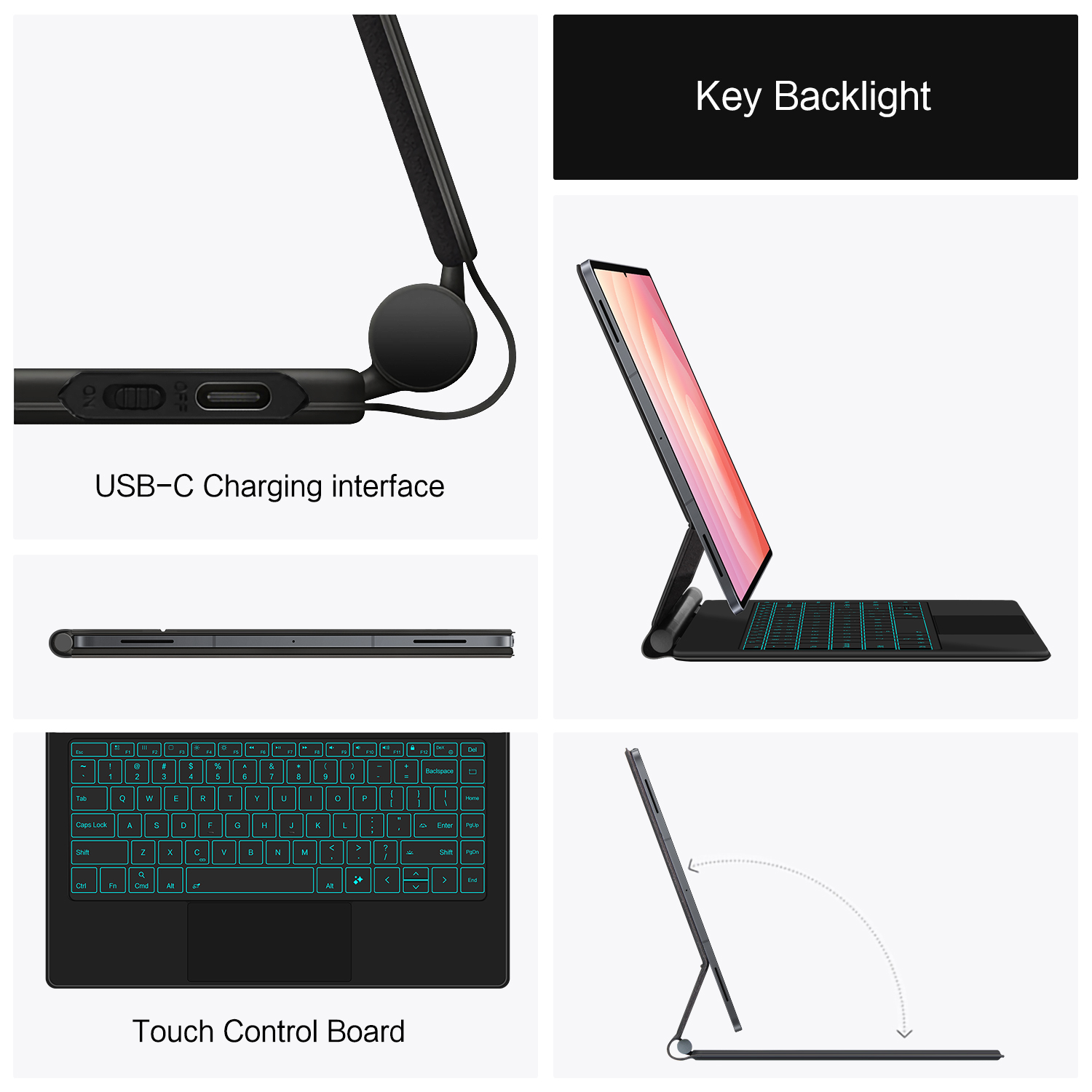 Magic Keyboard Case For Samsun - Samsung Tablet Keyboard Accessories recension och pris