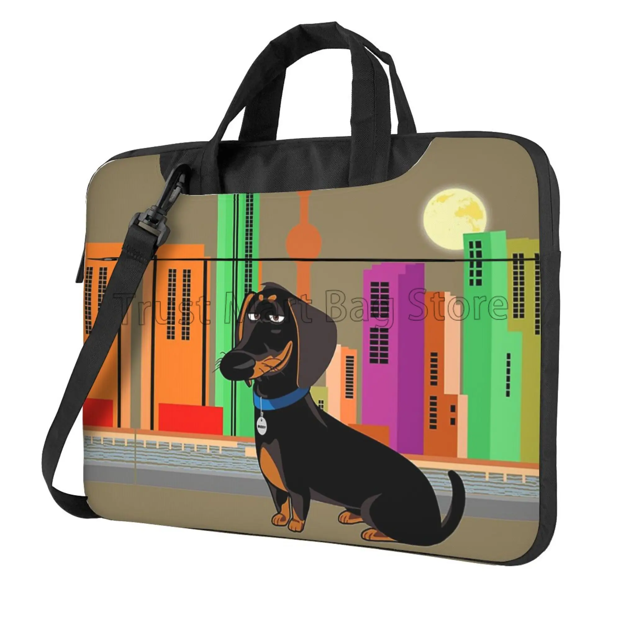 Cute Dachshund Print Laptop Ca - Tablet Accessories Bag recension och pris