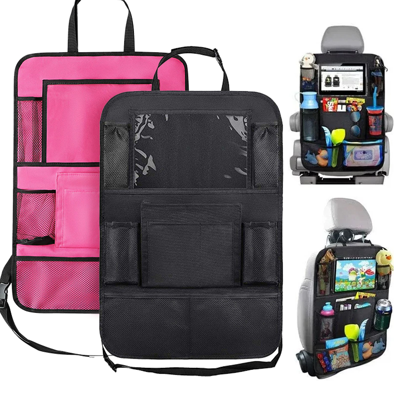 1pc Car Backseat Organizer wit - Tablet Accessories Bag recension och pris