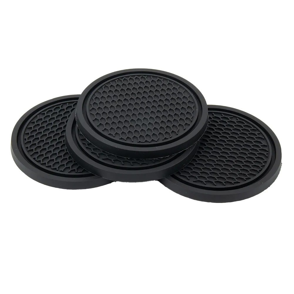 4pcs Car Coaster Non-Slip Sili - Tablet Accessories For Car recension och pris