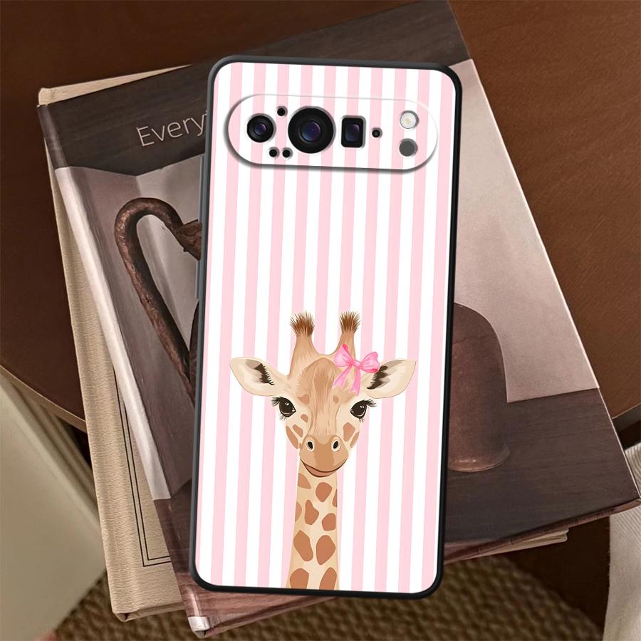 Cartoon Giraffe Funda Phone Co - Google Pixel 9 recension och pris