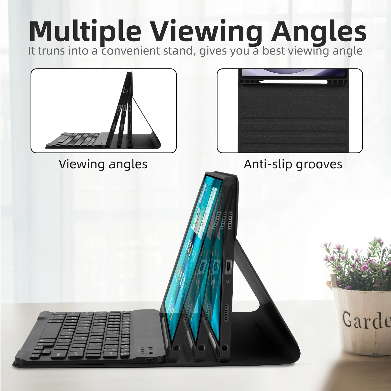 Keyboard Case for Samsung Gala - Samsung Tablet Keyboard Accessories recension och pris