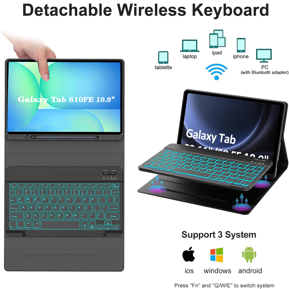 Case for Samsung Galaxy Tab S1 - Samsung Tablet Keyboard Accessories recension och pris