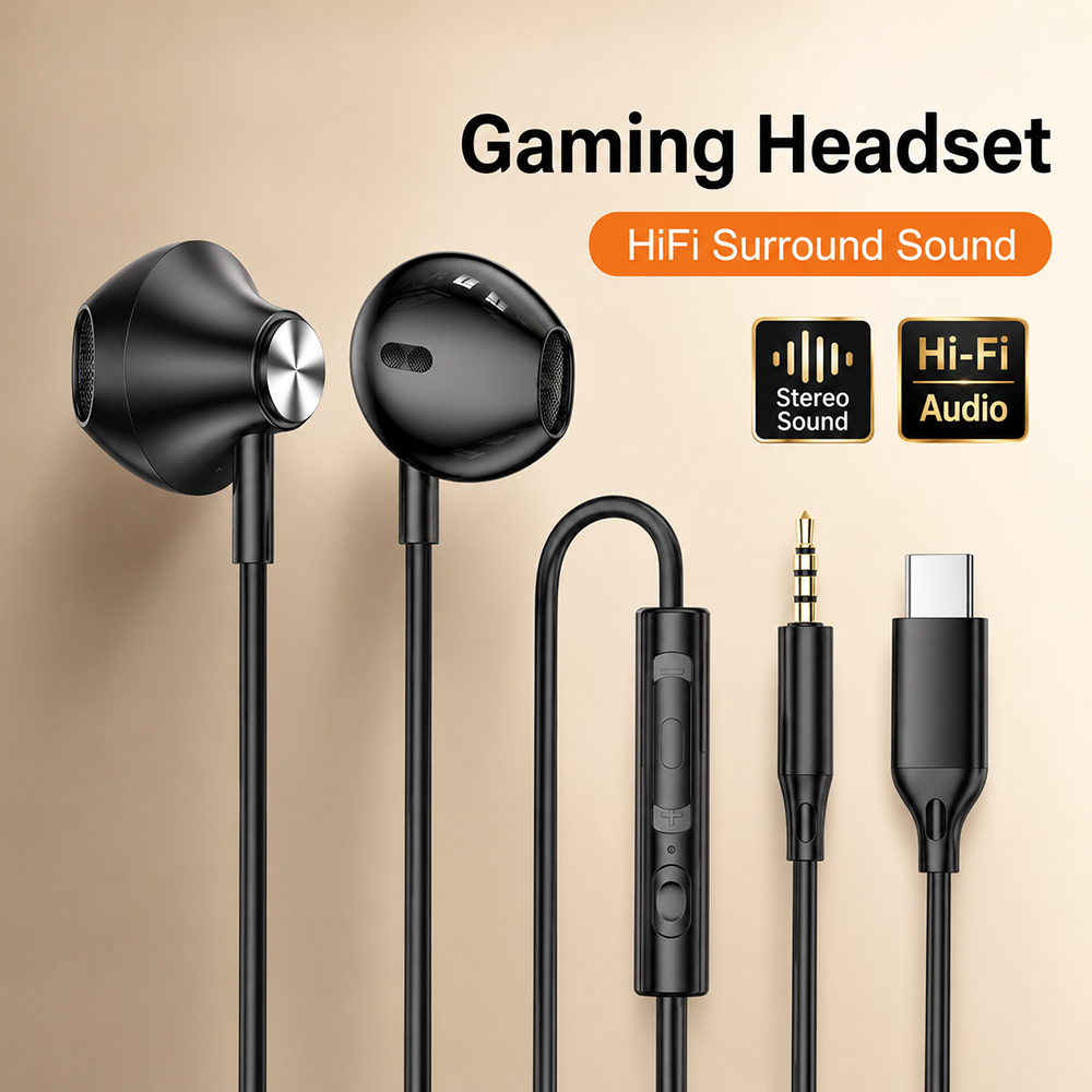 HiFi Surround Headphones Bass  - Iphone Tablet Accessories recension och pris