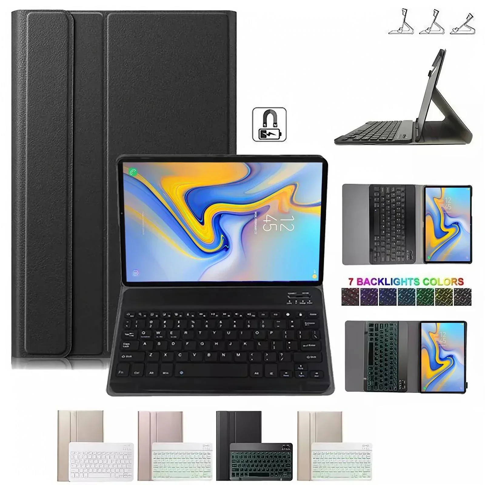 For Samsung Galaxy Tab A T590  - Samsung Tablet Keyboard Accessories recension och pris