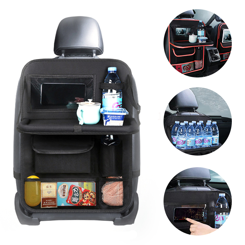 Foldable Car Seats Organizer w - Tablet Accessories Bag recension och pris