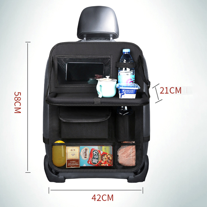 Foldable Car Seats Organizer w - Tablet Accessories Bag recension och pris