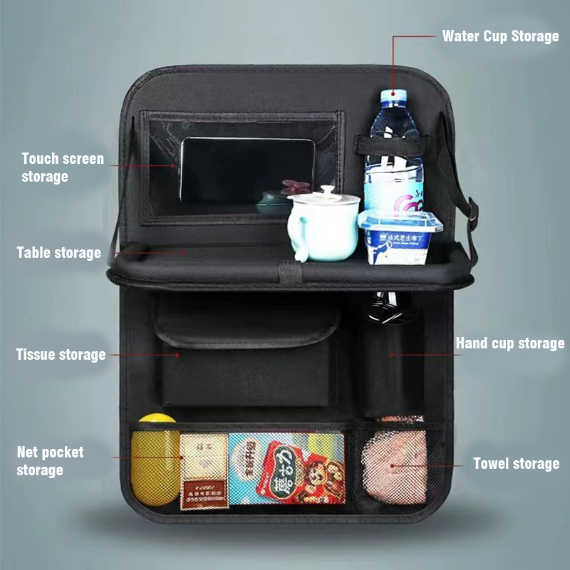 Foldable Car Seats Organizer w - Tablet Accessories Bag recension och pris