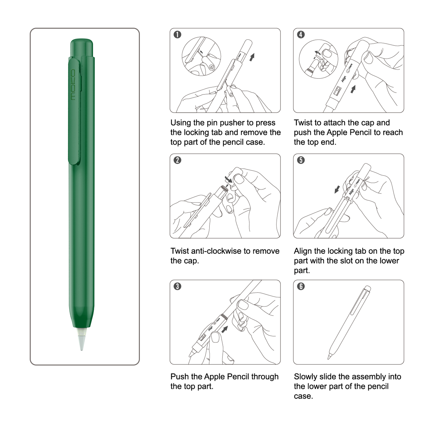 Holder Case for Apple Pencil 1 - Iphone Tablet Accessories recension och pris