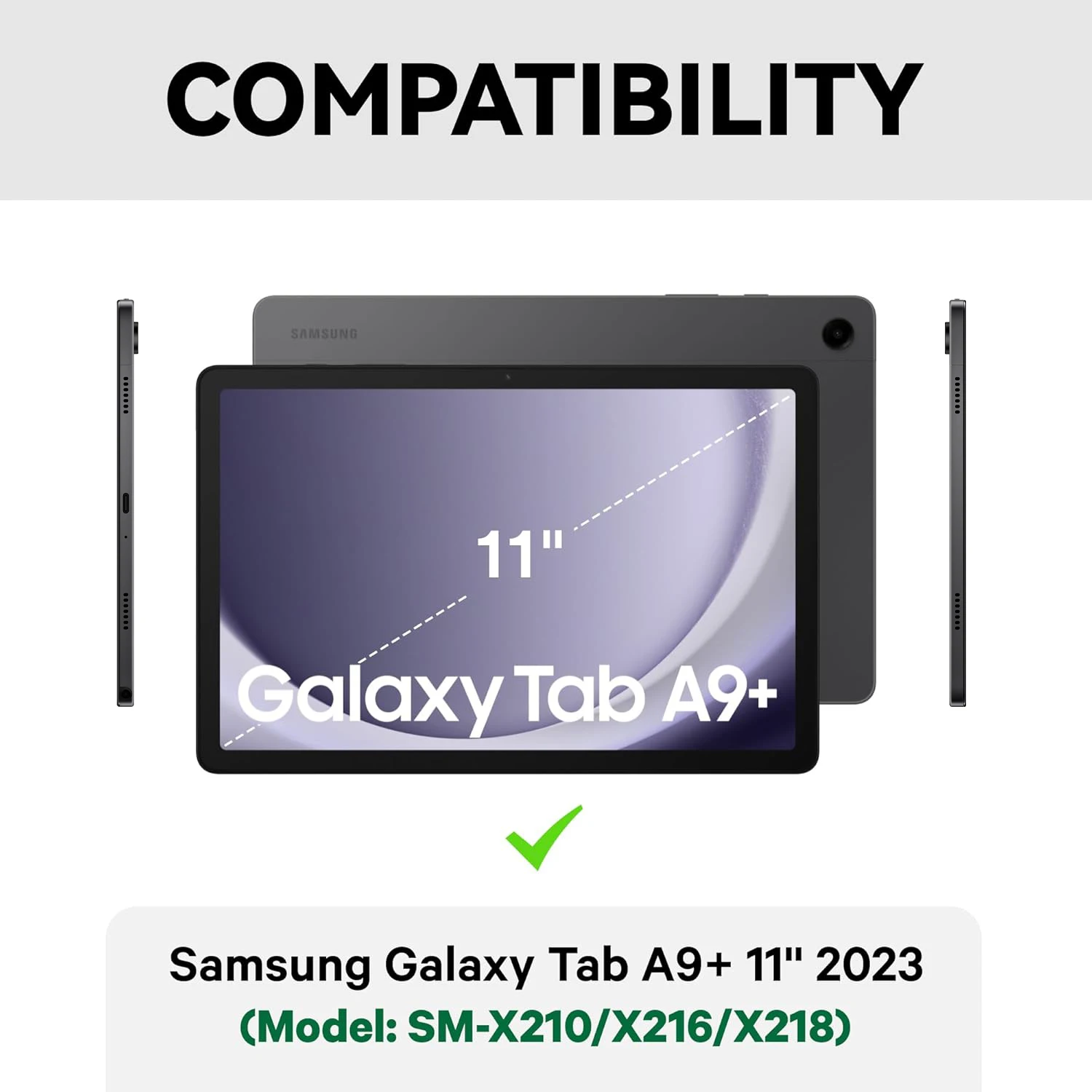 Case for Samsung Galaxy Tab A9 - Samsung Tablet Keyboard Accessories recension och pris