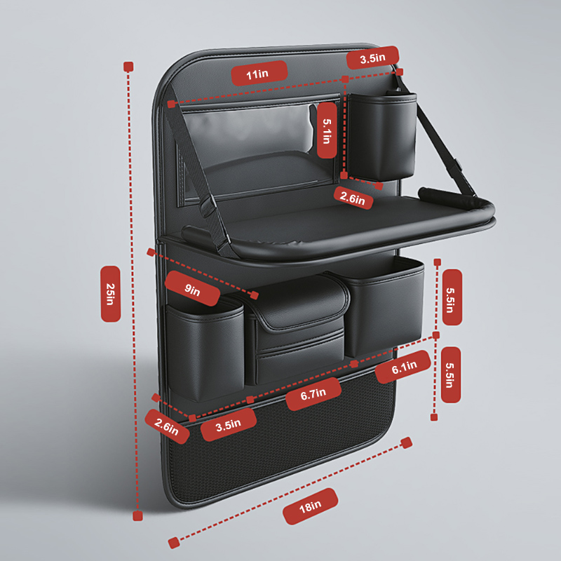 SEAMETAL Car Seat Back Organiz - Tablet Accessories Bag recension och pris